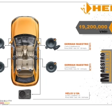 CẤU HÌNH ÂM THANH SET 2 HELIX D FOUR