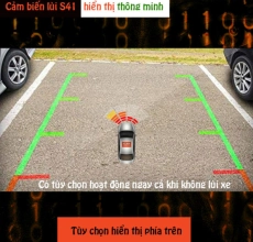 Cảm biến lùi 4 mắt hỗ trợ đỗ xe ICar Parking S41