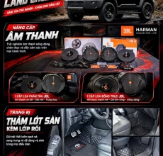 Độ Âm Thanh JBL & Thảm Sàn Cho Toyota Land Cruiser FJ