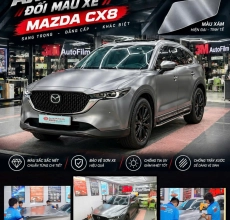 Dán AX Wrap Film Màu Xám Cho Mazda CX-8 – Đổi Mới Diện Mạo