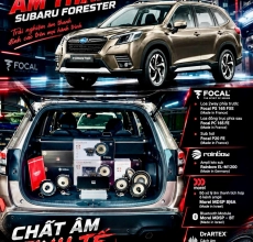 Độ Âm Thanh Focal – Morel – Rainbow Cho Subaru Forester