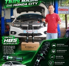 Nâng Cấp Phuộc Trước TEIN Basic Cho Honda City