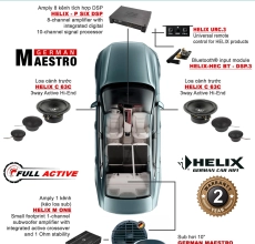 CẤU HÌNH SET ÂM THANH 3WAY 8 HELIX MADE IN GERMANY