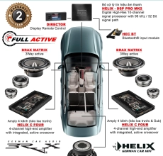 CẤU HÌNH SET ÂM THANH 3WAY 10 HELIX MADE IN GERMANY 
