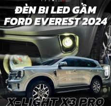 NÂNG CẤP ÁNH SÁNG ĐÈN BI LED GẦM X-LIGHT X3 PRO CHO XE FORD EVEREST 2024
