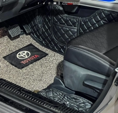 Thảm sàn da 6D + lót cốp da 6D cho xe Toyota Veloz 2023