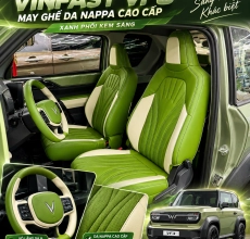 May Ghế Da Nappa Cho VinFast VF3 | Nâng Cấp Nội Thất