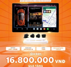 MÀN HÌNH ANDROID LIỀN CAM 360 ICAR ELLIVIEW Q6LS 13.3INCH