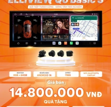 MÀN HÌNH ANDROID LIỀN CAM 360 ICAR ELLIVIEW Q6 BASIC S 12.3INCH