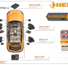 CẤU HÌNH ÂM THANH SET 6 HELIX