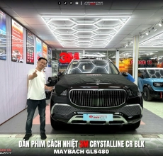 Phim cách nhiệt 3M Crystalline BLK | Xe Mercedes GLS480 Maybach