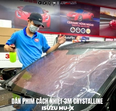 Isuzu Mu-X 2025 | Dán Film Cách Nhiệt 3M Crystalline Hồng Ngoại