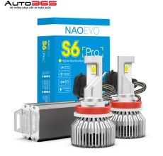 BÓNG LED NAOEVO S6 PRO CHÂN H11 