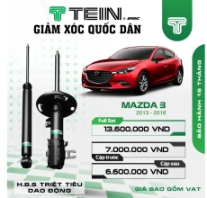 GIẢM XÓC CHO XE MAZDA 3 (2013+) TEIN BASIC