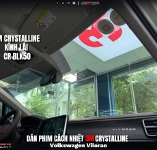 Film Cách Nhiệt 3M Crystalline BLK Xe Volkswagen Viloran