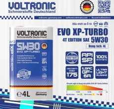 DẦU NHỚT XE Ô TÔ VOLTRONIC EVO XP-TURBO 5W30 - DUNG TÍCH 4L