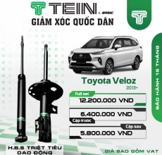 FULL BỘ PHUỘC NHÚN GIẢM XÓC TEIN BASIC CHO TOYOTA VELOZ
