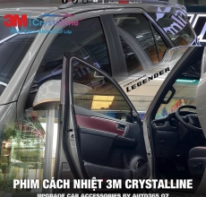 Phim cách nhiệt 3M Crystalline cao cấp - FORTUNER LEGENDER