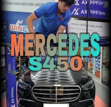 MERCEDES S450 DÁN PPF AX FILM K-SERIES – BẢO VỆ FULL XE, TĂNG ĐỘ BÓNG ĐẸP!
