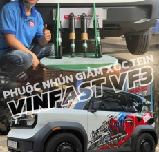 VINFAST VF3 NÂNG CẤP PHUỘC TEIN – CẢM GIÁC LÁI ỔN ĐỊNH, ÊM MƯỢT HƠN RÕ RỆT