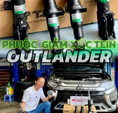 MITSUBISHI OUTLANDER NÂNG CẤP PHUỘC TEIN – ỔN ĐỊNH HƠN, ÊM ÁI HƠN, LÁI SƯỚNG HƠN