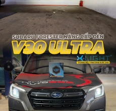 SUBARU FORESTER NÂNG CẤP CẶP ĐÈN BI LED V30 ULTRA