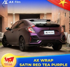 AX WRAP COLOR - SATIN RED TEA PURPLE