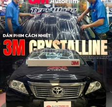 TOYOTA CAMRY | DÁN PHIM CÁCH NHIỆT 3M CRYSTALLINE – GIẢI PHÁP CHỐNG NÓNG CAO CẤP