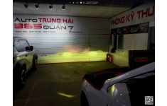 Ảnh test ánh sáng pha trên xe.