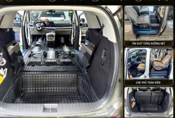 Thảm Sàn 360° Kèm Lớp Rối Cho Kia Carnival 2026