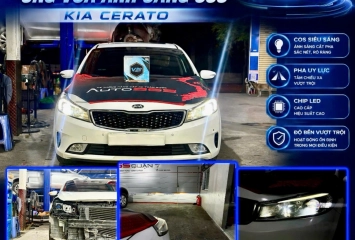 Độ Đèn X-LIGHT V30 ULTRA Cho Kia Cerato – Nâng Cấp Ánh Sáng