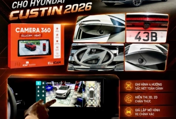 Camera 360 ICAR ELLICAM V6HT Cho Hyundai Custin 2026