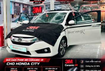 Dán Phim Cách Nhiệt 3M Ceramic IR Cho Honda City