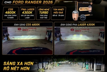 Độ Bi Gầm GTR G1 Turbo V2 Cho Ford Ranger 2026
