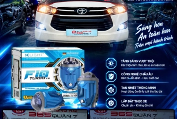 Độ Bi Gầm X-LIGHT F10 TURBO V2 Cho Toyota Innova 2019