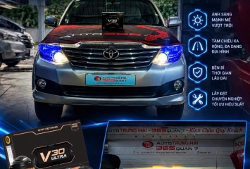 Độ Đèn Bi LED X-LIGHT V30 ULTRA 2026 Cho Toyota Fortuner