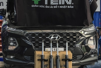 Lắp phuộc xe SANTAFE 2019+