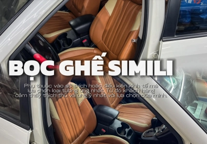 BỌC GHẾ SIMILI