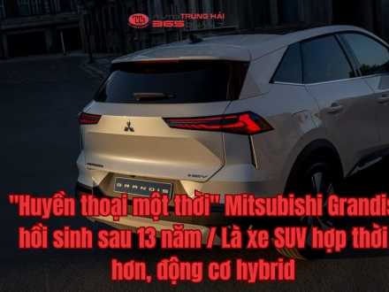 "Huyền thoại một thời" Mitsubishi Grandis hồi sinh sau 13 năm / Là xe SUV hợp thời hơn, động cơ hybrid