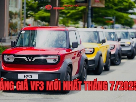 Giá xe VinFast VF 3 cập nhật mới kèm ưu đãi tháng 7/2025