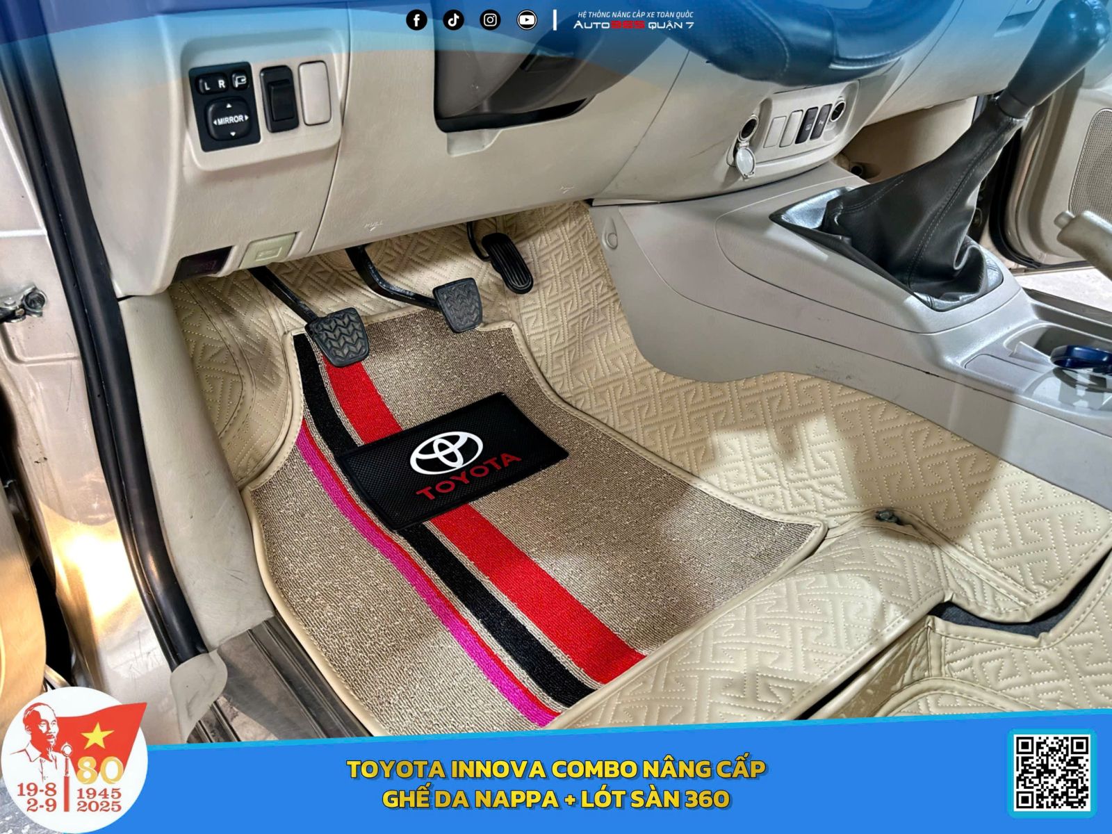 lót sàn 360 xe innova
